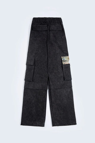 Midnight Khaddar Utility Cargo