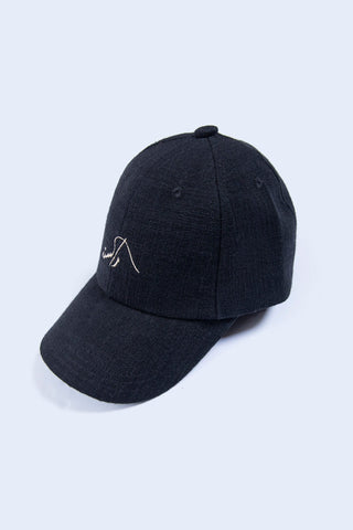 Black Denim Cap