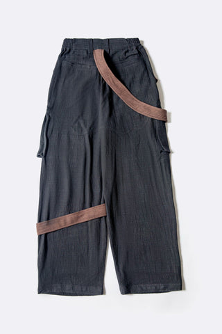 Arched passage barrel pants
