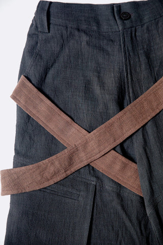 Arched passage barrel pants