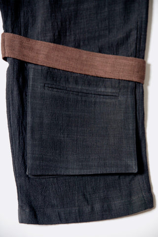 Arched passage barrel pants