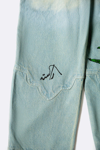 Sunlit flight barrel fit jeans