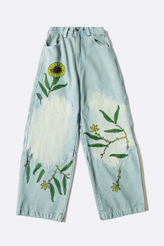 Sunlit flight barrel fit jeans