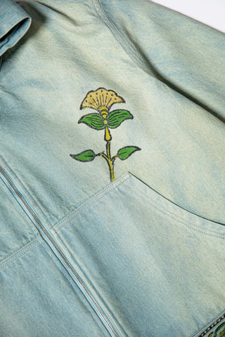 Sunlit flight zipper hoodie