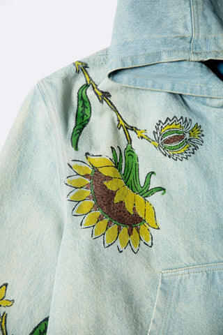 Sunlit flight zipper hoodie