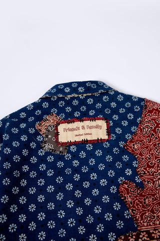Reversible Ajrak friends & family jacket