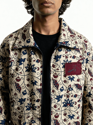 Reversible Ajrak friends & family jacket