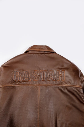 Heritage Leather Bomber Jacket