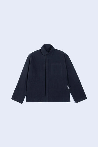 Black Acid-Wash Trucker Jacket