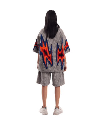 "Fireflies in the mist" button-down