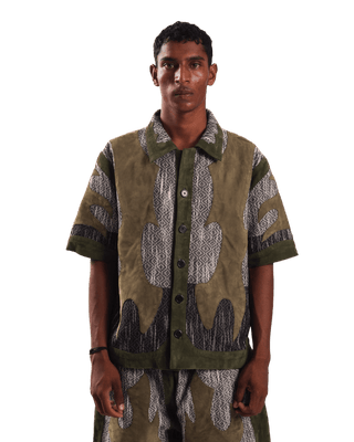 "Chartreuse" button-down