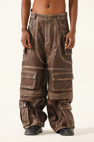 "Bowery nights" leather pants