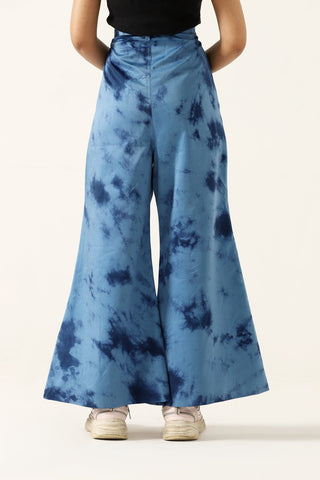 "After hours" marble print trousers