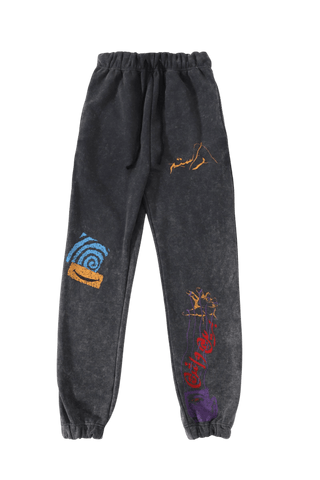 "Brain wash" grey sweatpants