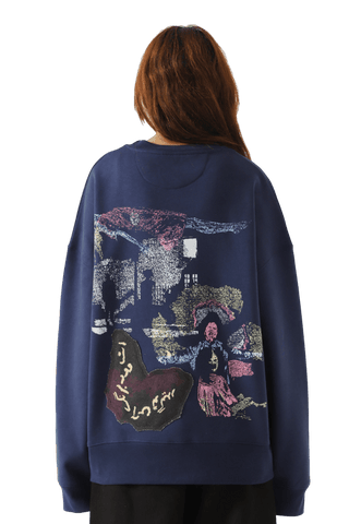 "Spirits" screen printed sweatshirt