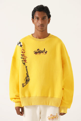 "Taxi driver" screen print sweatshirt