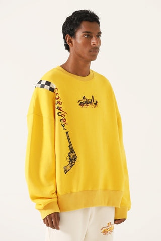 "Taxi driver" screen print sweatshirt