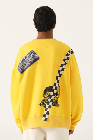 "Taxi driver" screen print sweatshirt