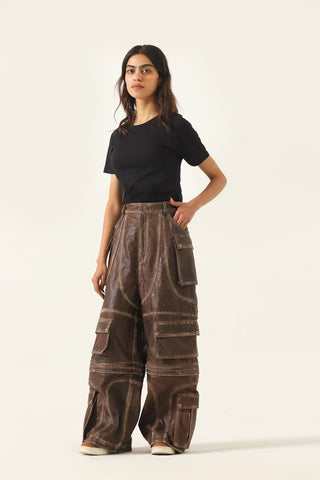 "Bowery nights" leather pants
