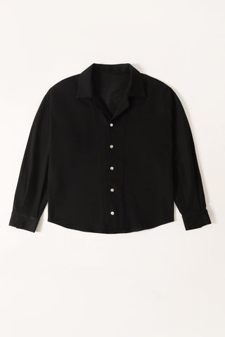 Handwoven full-sleeve button-down