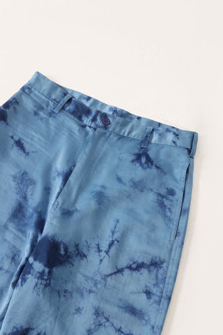 "After hours" marble print trousers