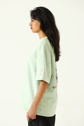"Kabhi khushi kabhi gham" ocean green T-shirt