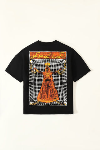 "Lucky irani" screen print T-shirt