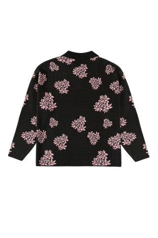 "Jasmine garden" knit sweatshirt