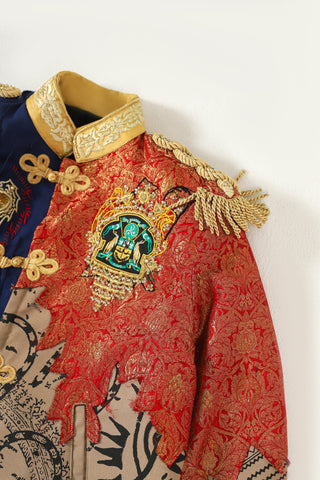 Abstract mixed media jacket