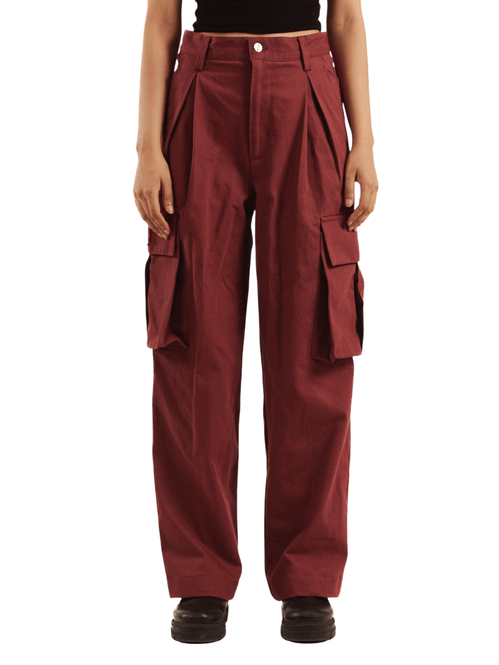 HOPE PANTS - RED PAISLEY