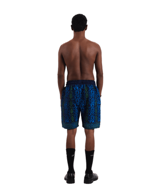 "Ethereal echoes" hand block printed cotton shorts