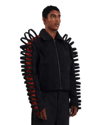 "Autumn blaze" woolen jacket