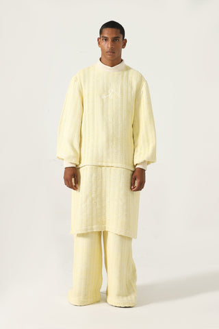 Handwoven detachable long shirt