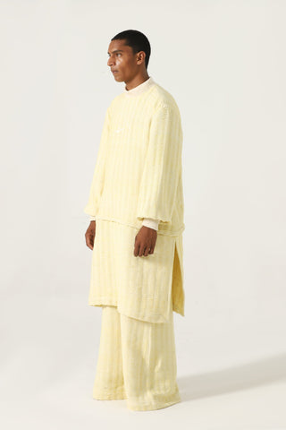 Handwoven detachable long shirt