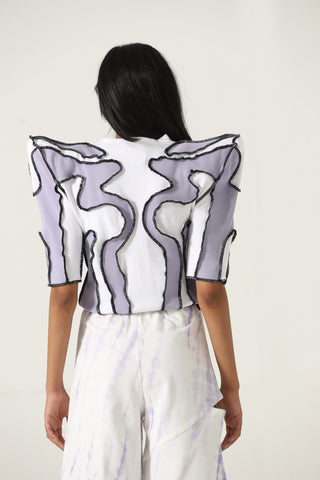 Upcycled paneled top