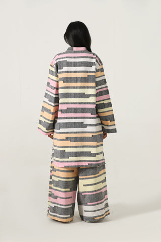Kasuri jacquard kameez