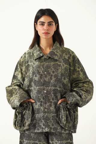 "Chamak" handwoven jacquard jacket