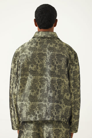 "Chamak" handwoven jacquard jacket