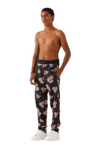"Jasmine garden" knit sweatpants