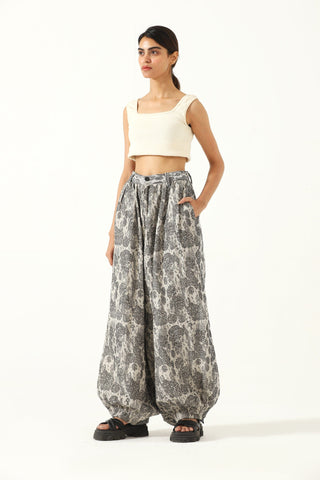 "Delhi" handwoven jacqaurd trousers