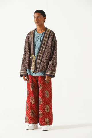 "Rajasthan" hand block print trousers