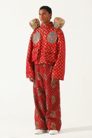 Hand painted lamp jacket
