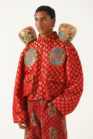 Hand painted lamp jacket