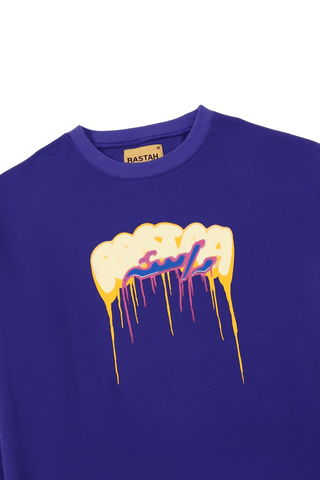 "All eyes on me" purple sweatshirt