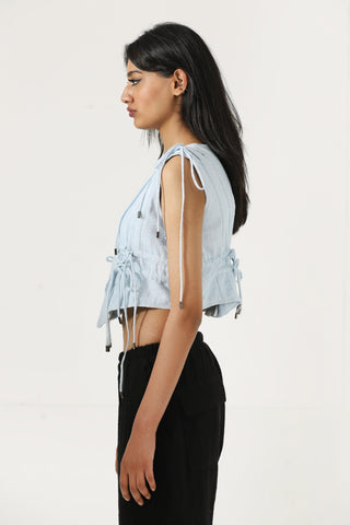 Handwoven cotton blouse
