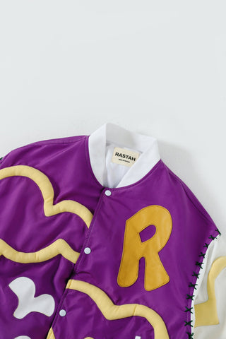 Bubble embroidery cloud jacket