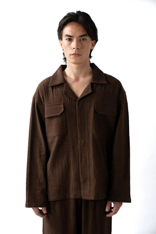 Brown Button Down