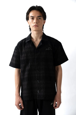Black Button Down Khadar
