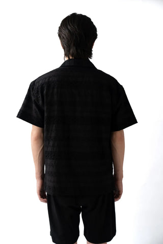 Black Button Down Khadar