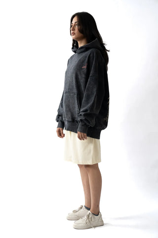 Oversized Black Streetwear Hoodie